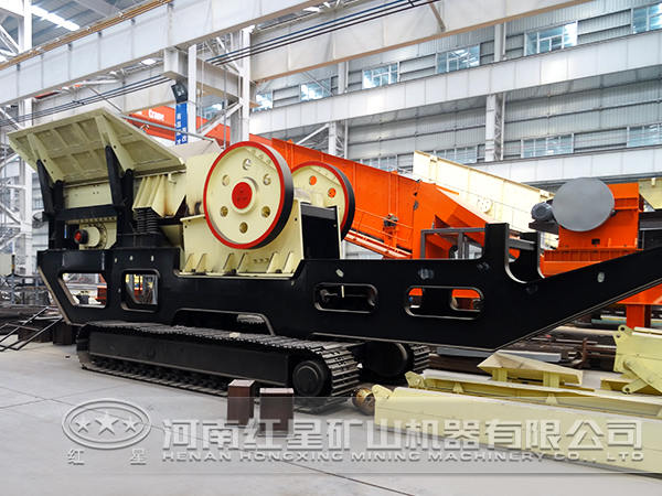 履帶式移動碎石機(jī)站